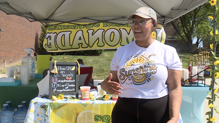 Ashley Garrison, Owner and operator of a cup of sunshine