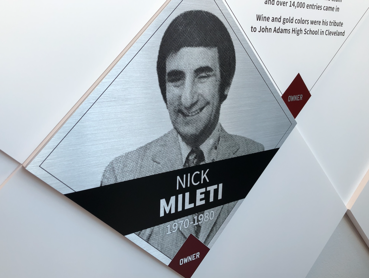 Nick Mileti Wall of Fame