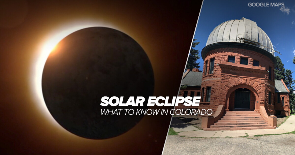 Solar eclipse 2024: What it will look like in Colorado, when and how to watch - Vimarsana News