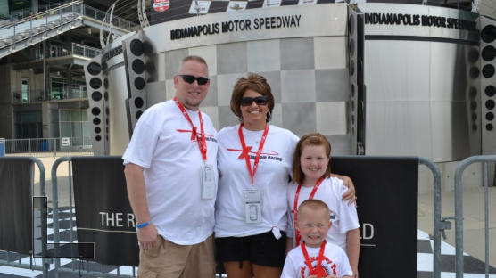 The Pyle family at IMS