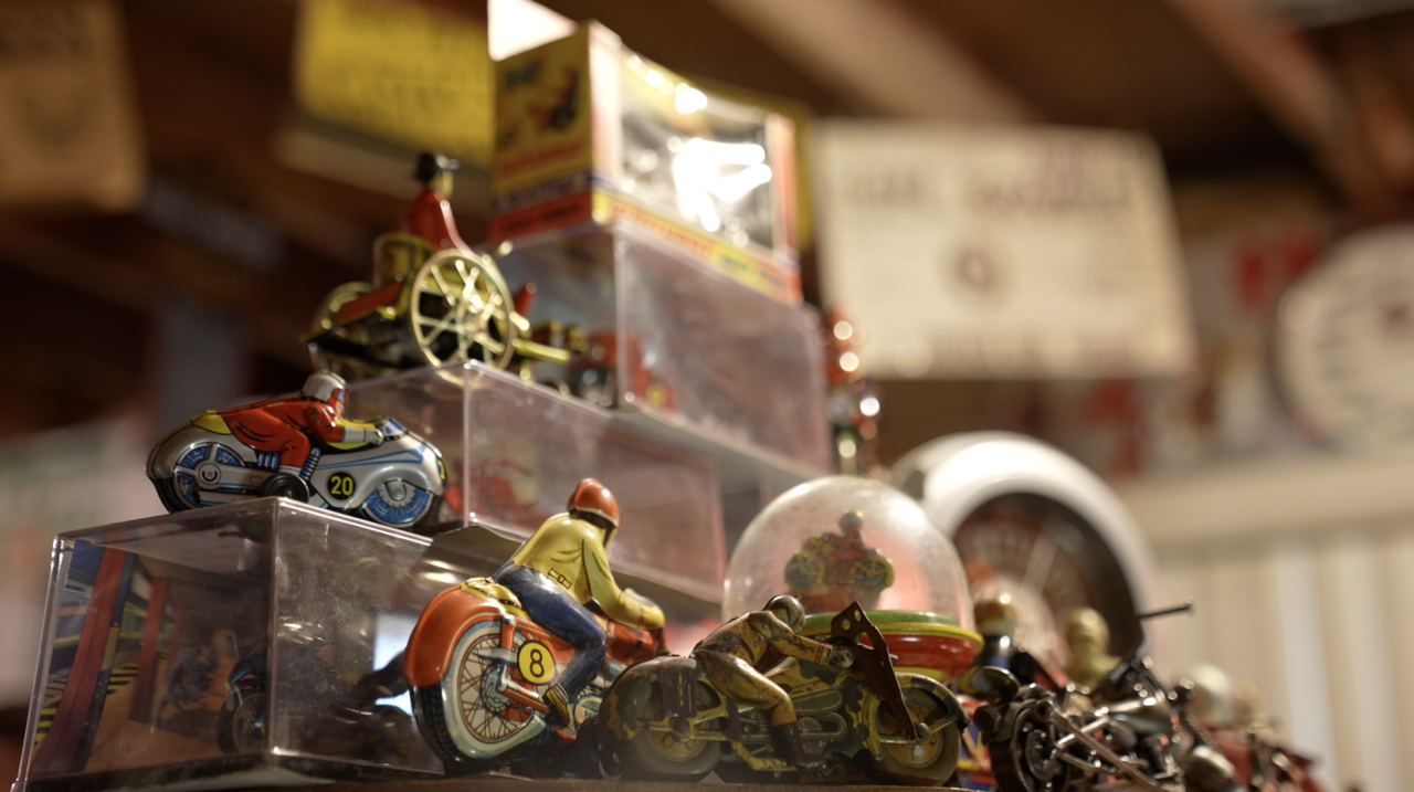 Motorcycle memorabilia collection