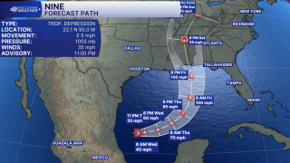 NINE FORECAST PATH