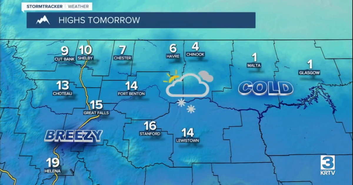 Warmer with some scattered snow showers on Thursday