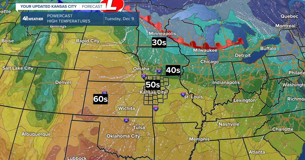 KSHB 41 Weather Blog | Ups, downs upcoming this week in Kansas City