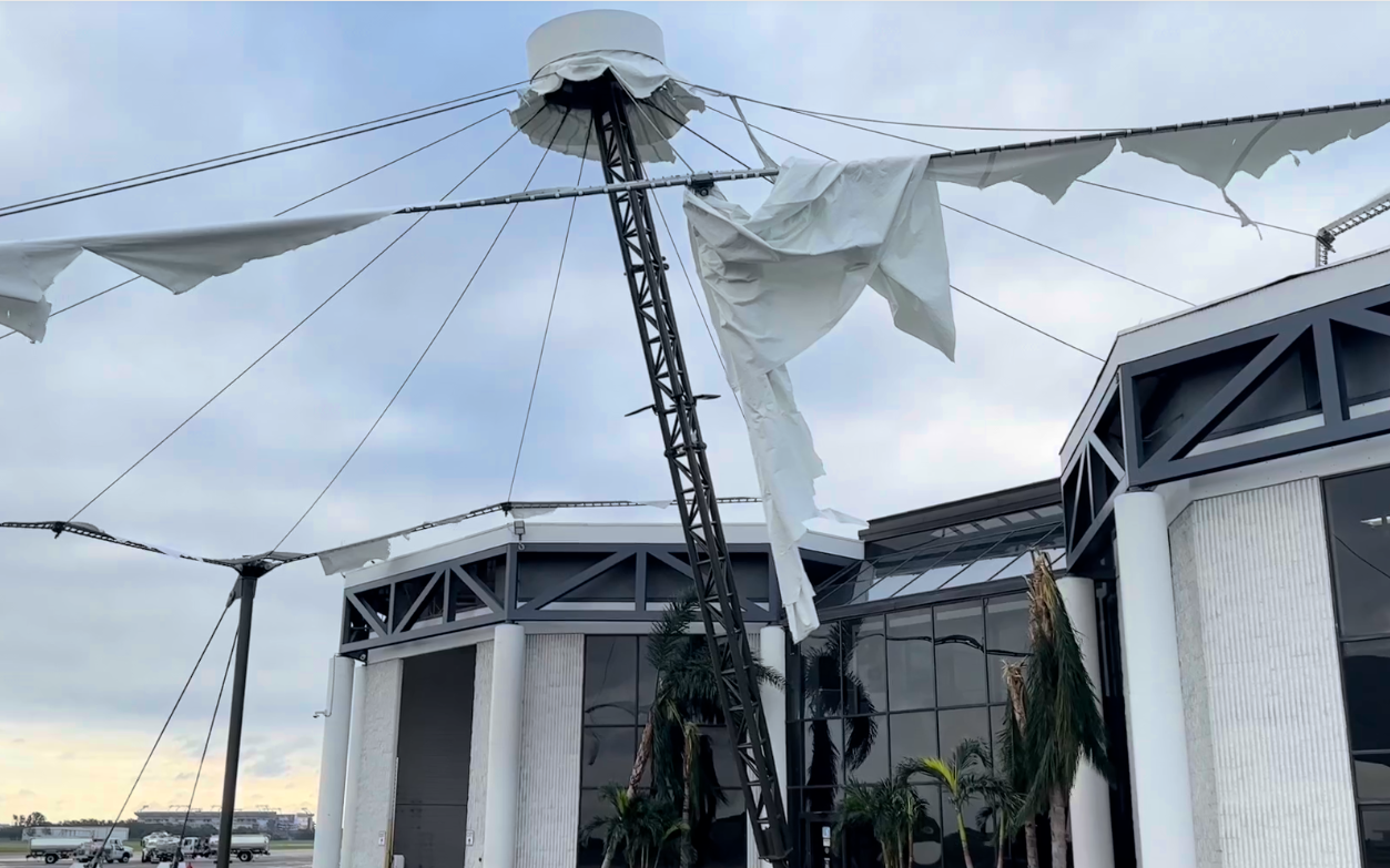 TPA damage from Hurricane Milton