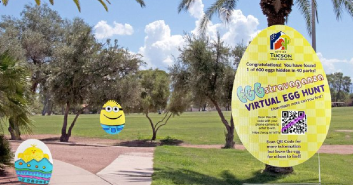 Virtual egg hunt hosted by Tucson Parks & Rec