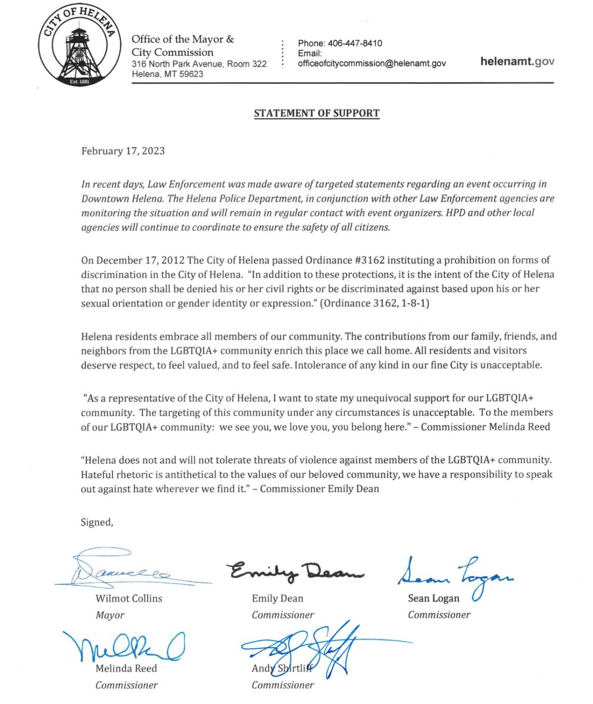 Helena leaders reinforce LGBTQ+ support ahead of weekend events