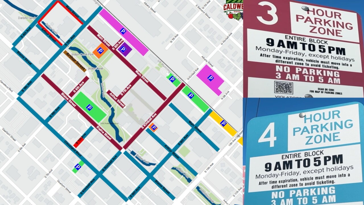 Time-limit Caldwell Parking Expansion