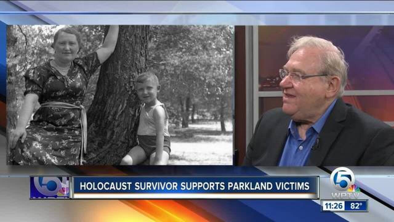 Holocaust survivor voices support for Parkland victims