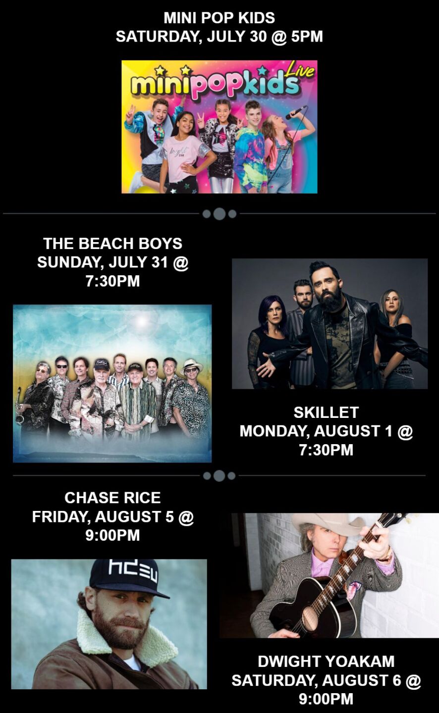 Performers for Montana State Fair 2022