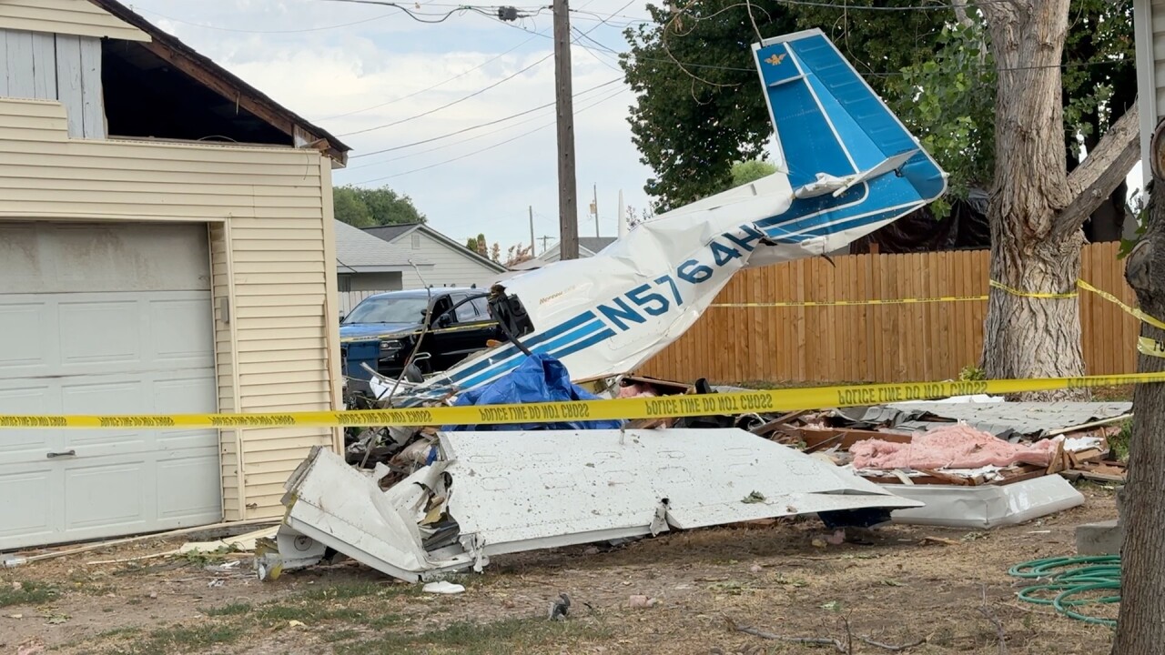 Nampa Plane Crash and Shed