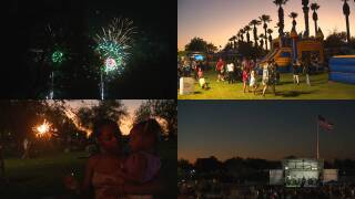 Fourth of July at Steele Indian School Park in Phoenix.