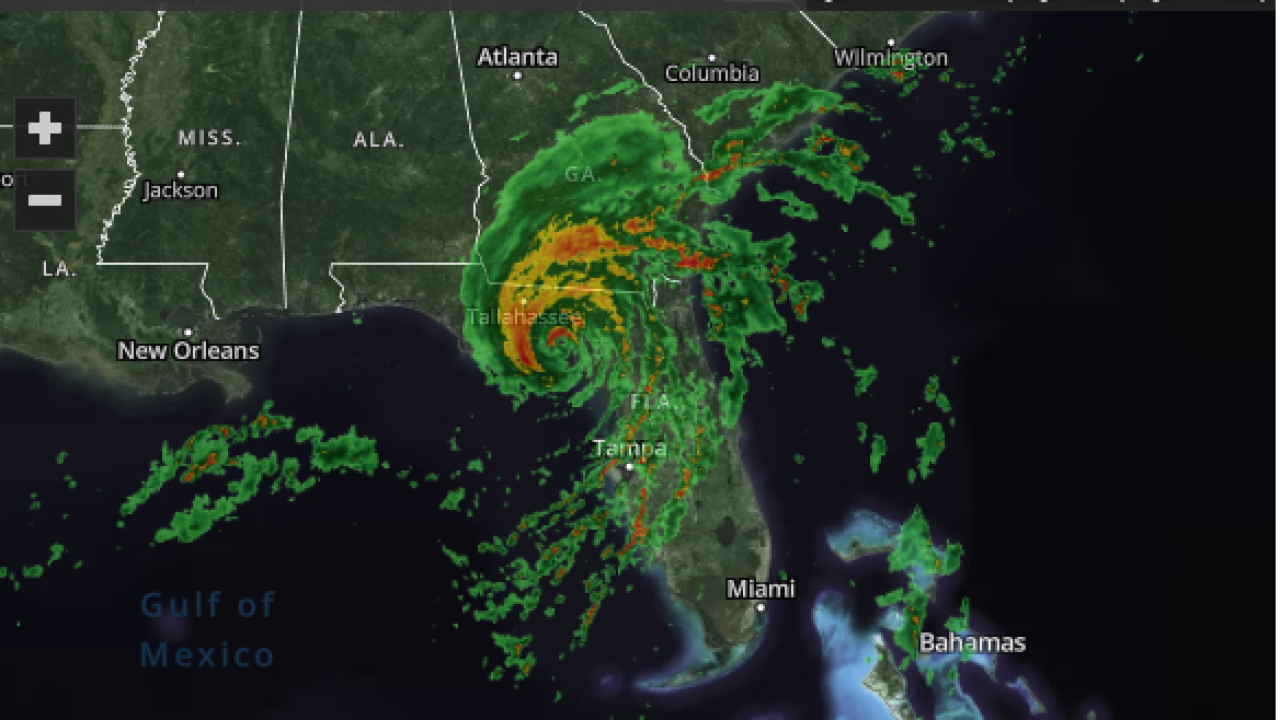 Hurricane Idalia interactive radar