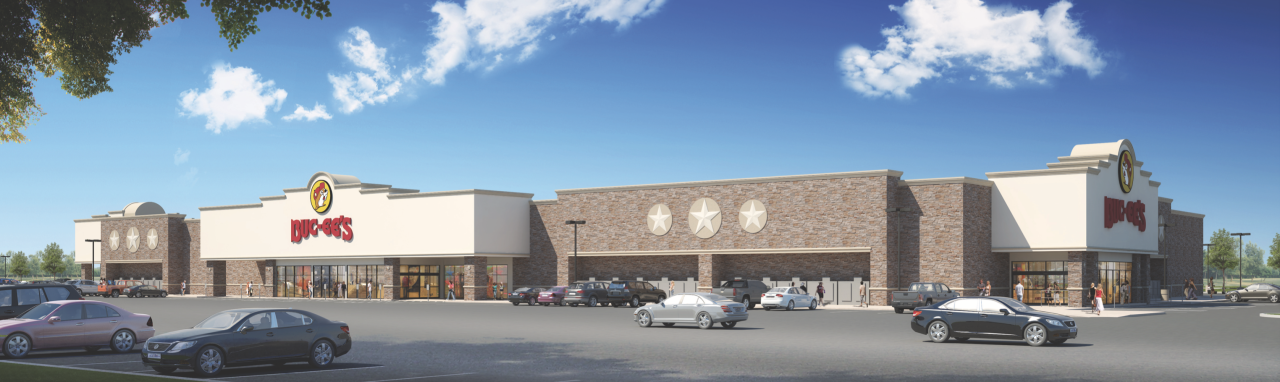 Buc-ee’s Travel Center: Interstate 10 & N. Bullard Ave in Goodyear, Arizona.