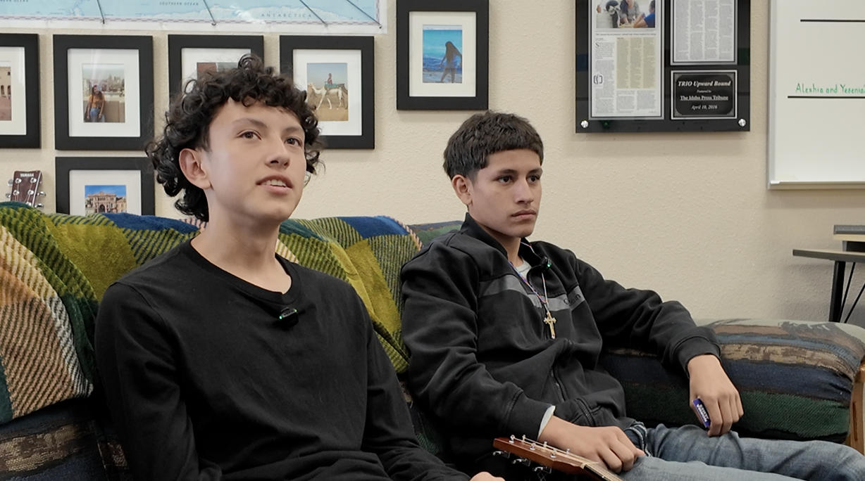 Ruben Flores, left, and Eduardo Garcia, Right - CHS Sophomores