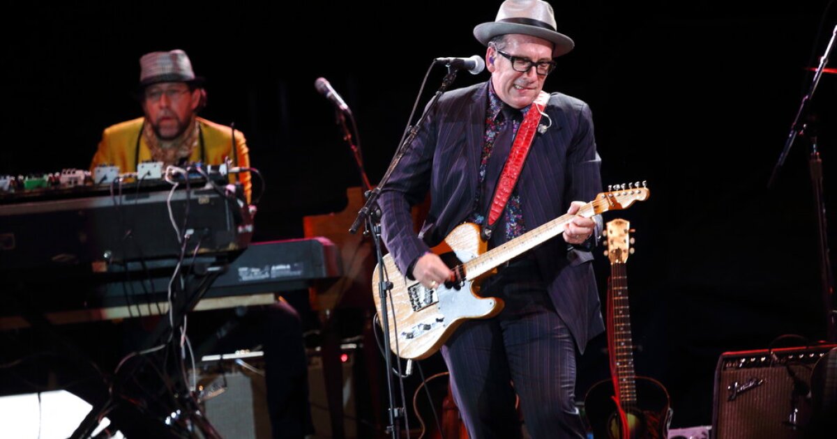Elvis Costello headlining Summerfest's BMO Pavilion on June 24