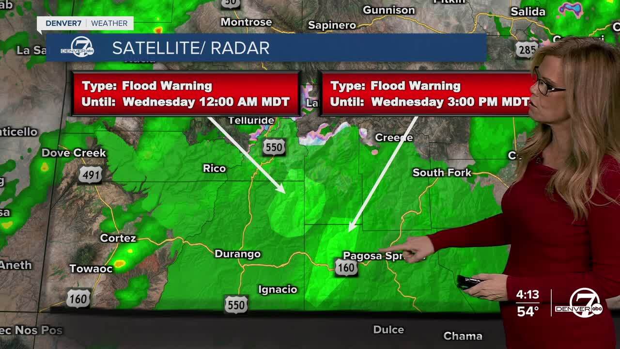 Flood Warnings until Wednesday