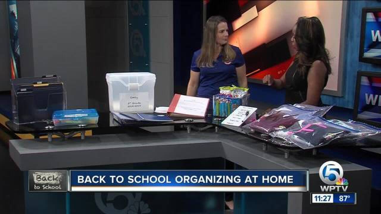 Staying organized for back to school