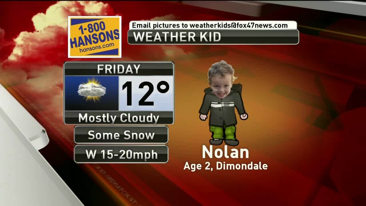 Weather Kid - Nolan - 1-25-19