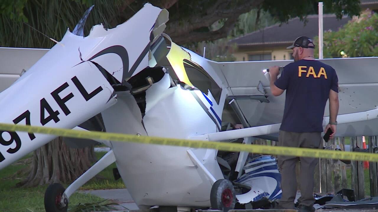 FAA Plane Crash Lake Worth