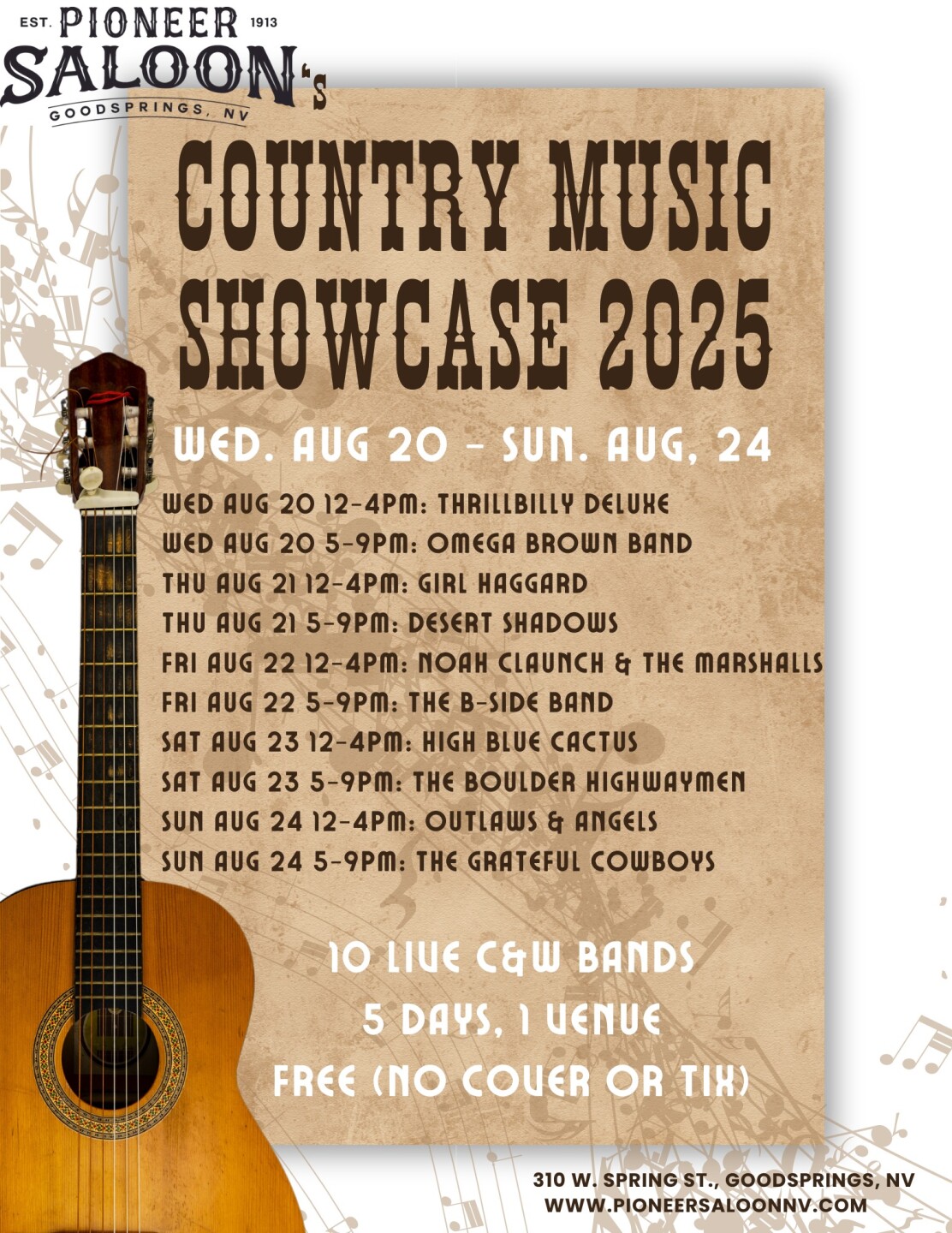 Country Music Showcase Pioneer Saloon Aug 2025.jpg