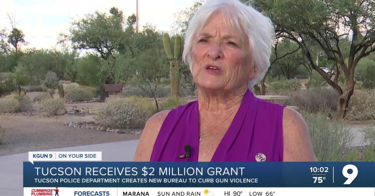 Anna Rosenberry City of Tucson receives grant to reduce gun violence