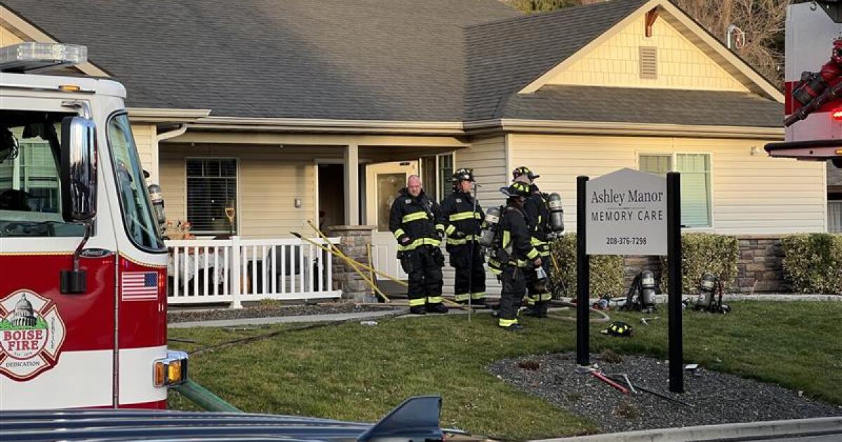 Large emergency response to structure fire at a Boise assisted living facility