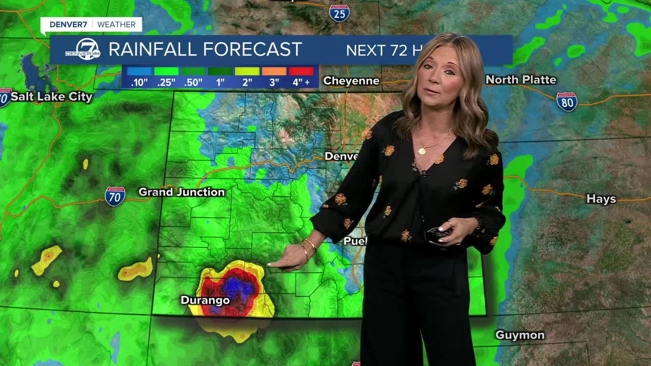 Flooding rain possible across SW Colorado