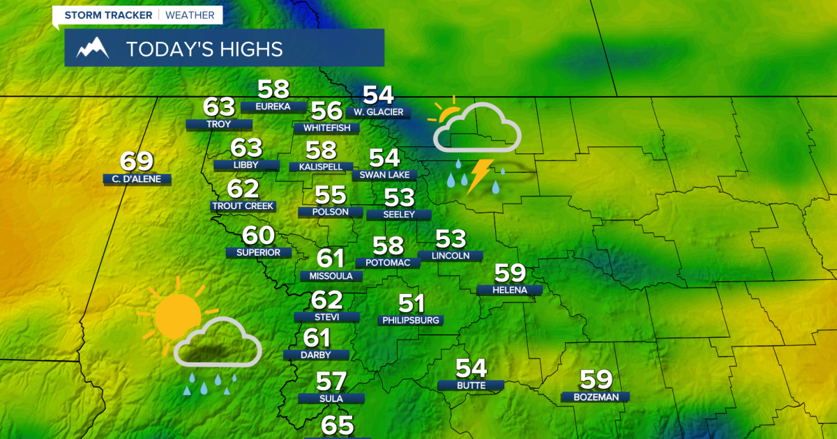 Weather Forecast: Showers and storms again today