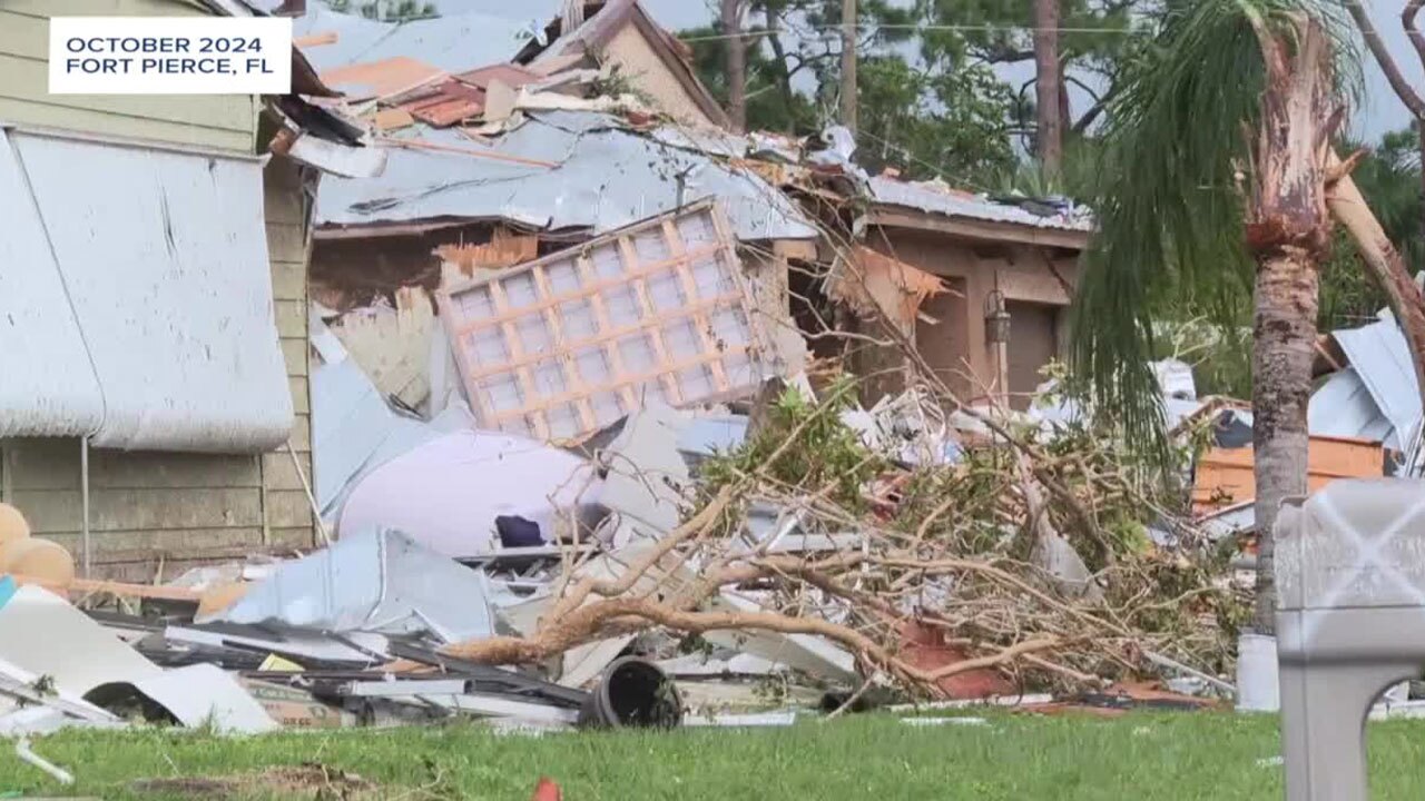 Tornado destruction in Ft. Pierce