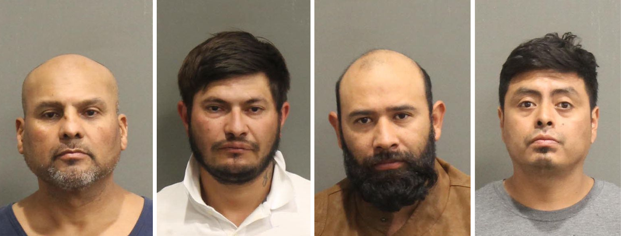 Four suspects tied to a robbery crew are jailed after a holdup on Foster Ave.