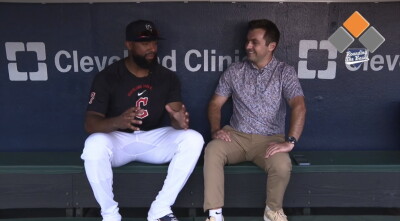 News 5's Mason Horodyski sits down with Cleveland Guardians Outfielder Jo Adell for Rounding the Bases