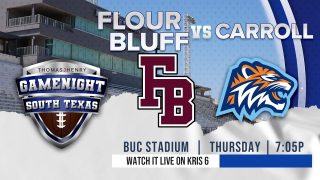 Flour Bluff and Carroll kickoff UIL 5A-DI District 15 play on Game Night South Texas live on KRIS 6