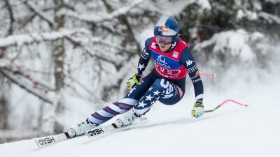 Lindsey Vonn crashes in Crans Montana downhill, race cancelled shortly after