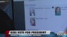 Kids across America voting for president