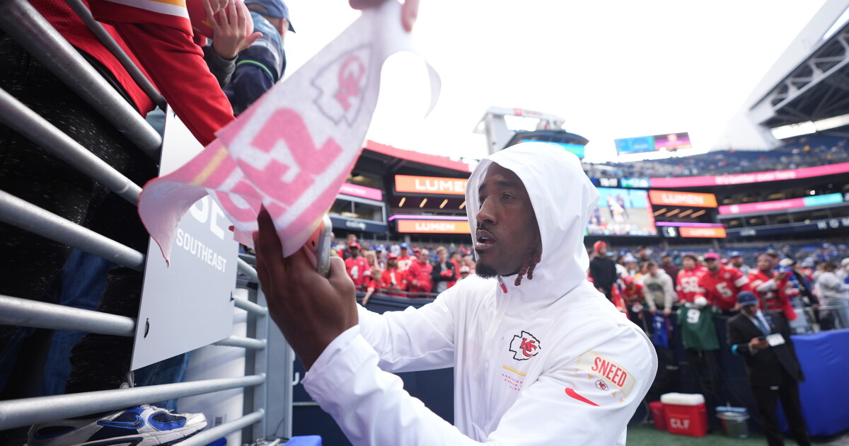 Chiefs CB Sneed active; TE Wiley, OT Pounds, set to make 2026 debuts