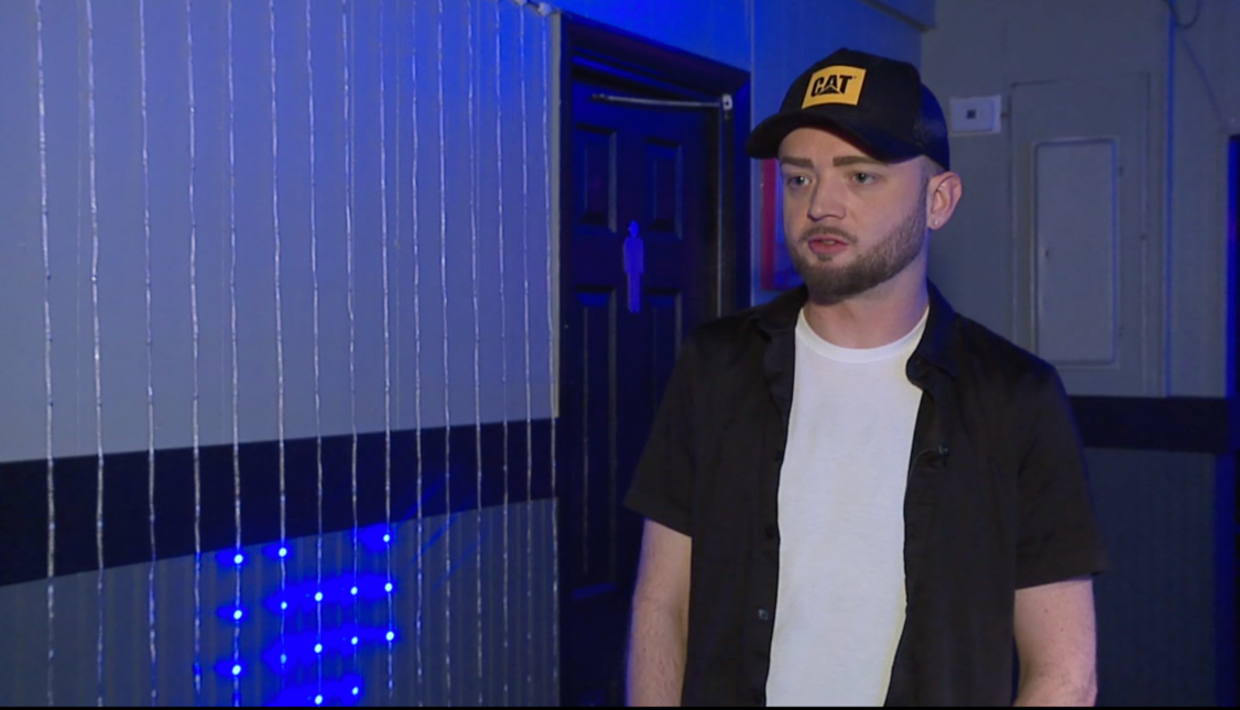 Shane had stepped inside moments before the crash happened