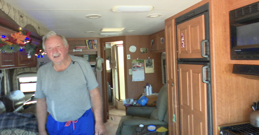 Peter in his RV