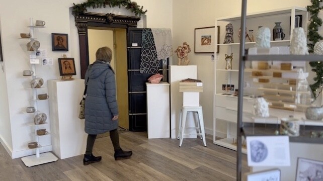 Gift shop at Omertà Arts