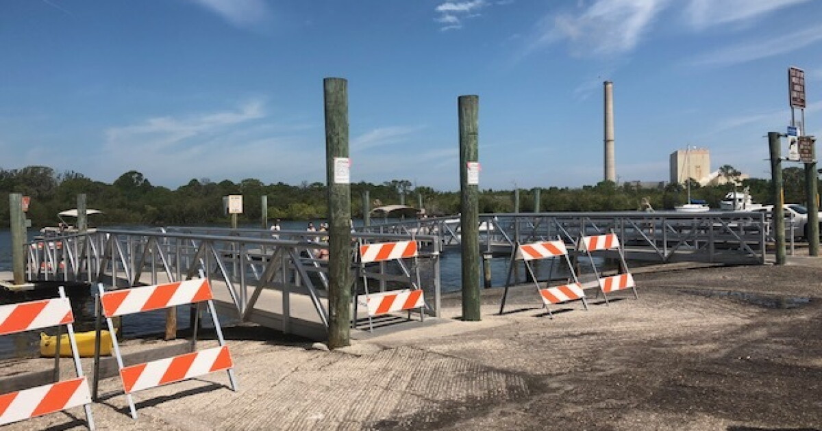 Boat Ramp Damage Damaged boat ramp in Pasco Co. to be fixed