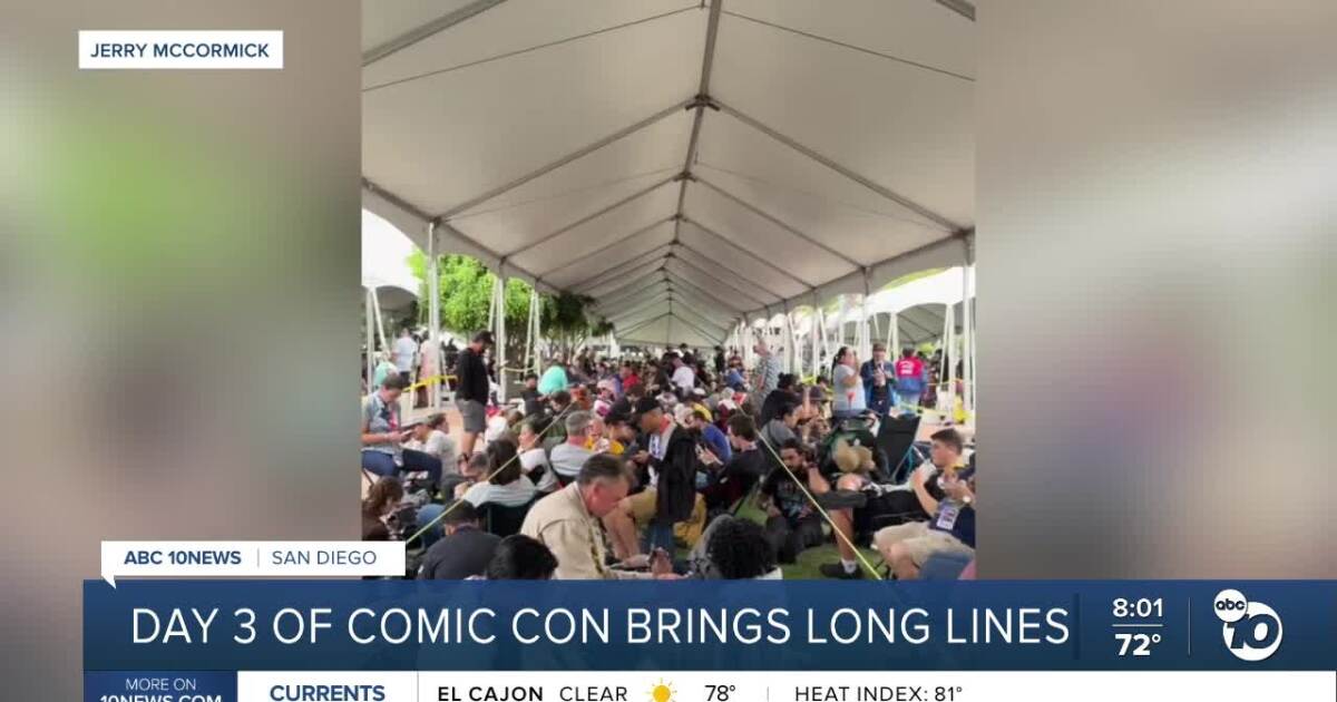 Comic-Con Day 3: Marvel returns to Hall H as fans wait more than 12 hours for a seat