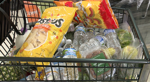 Shoppers are able to pick out items they need and want, instead of being handed a box of food they might not be able to eat.