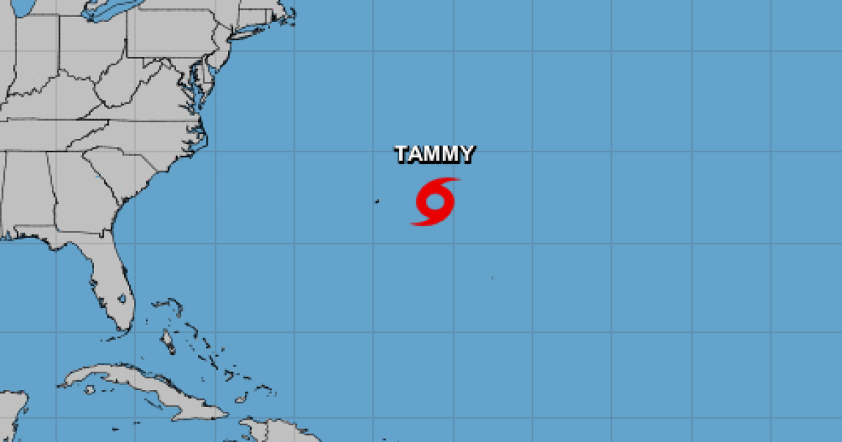 Tropical Storm Tammy redevelops over the Atlantic Ocean - Vimarsana News