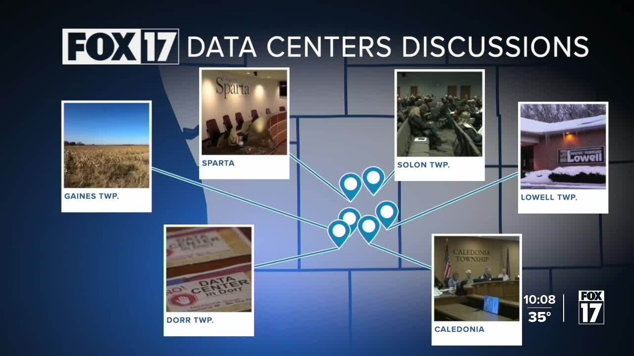 Data center discussions across West Michigan
