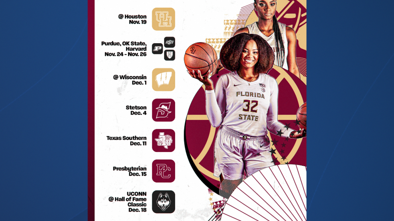 FSU Women's Hoops announces schedule for 2022-2023 non-conference slate fsu-women-s-hoops-announces-schedule-for-2022-2023-non-conference-slate