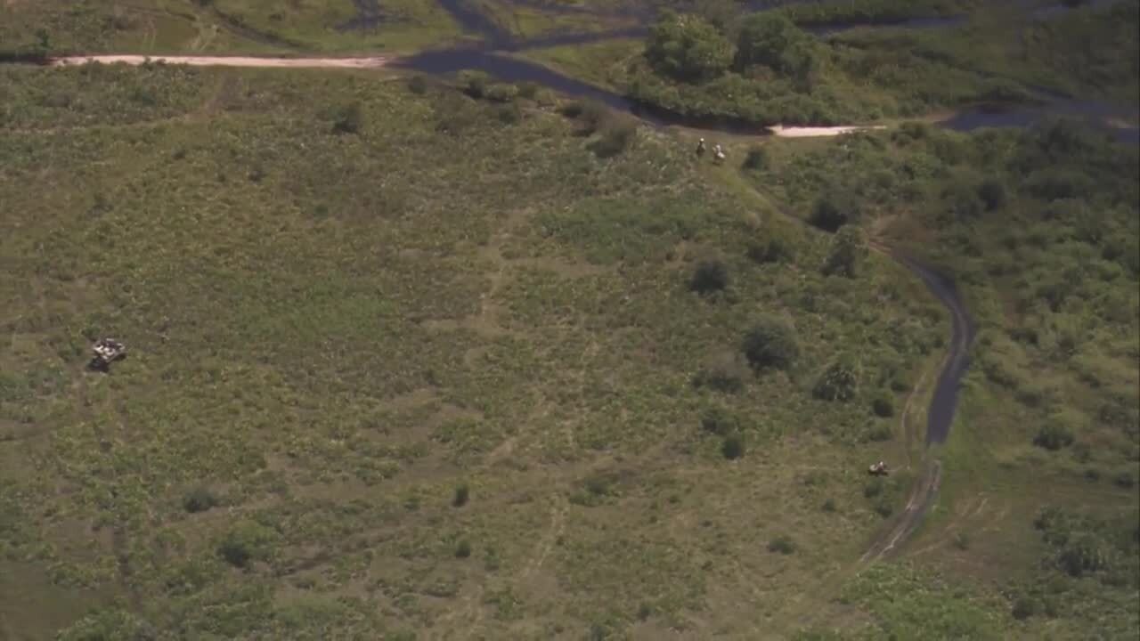 Authorities search for Jean Alexandre at Kissimmee Prairie Preserve State Park, Aug. 26, 2020