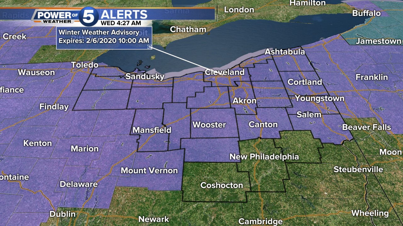 Wintry Mix Of Rain Sleet And Snow Prompts Winter Weather Advisory