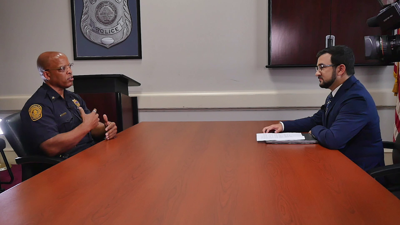 News 3's Jay Greene talks with Norfolk Police Chief Mark Talbot