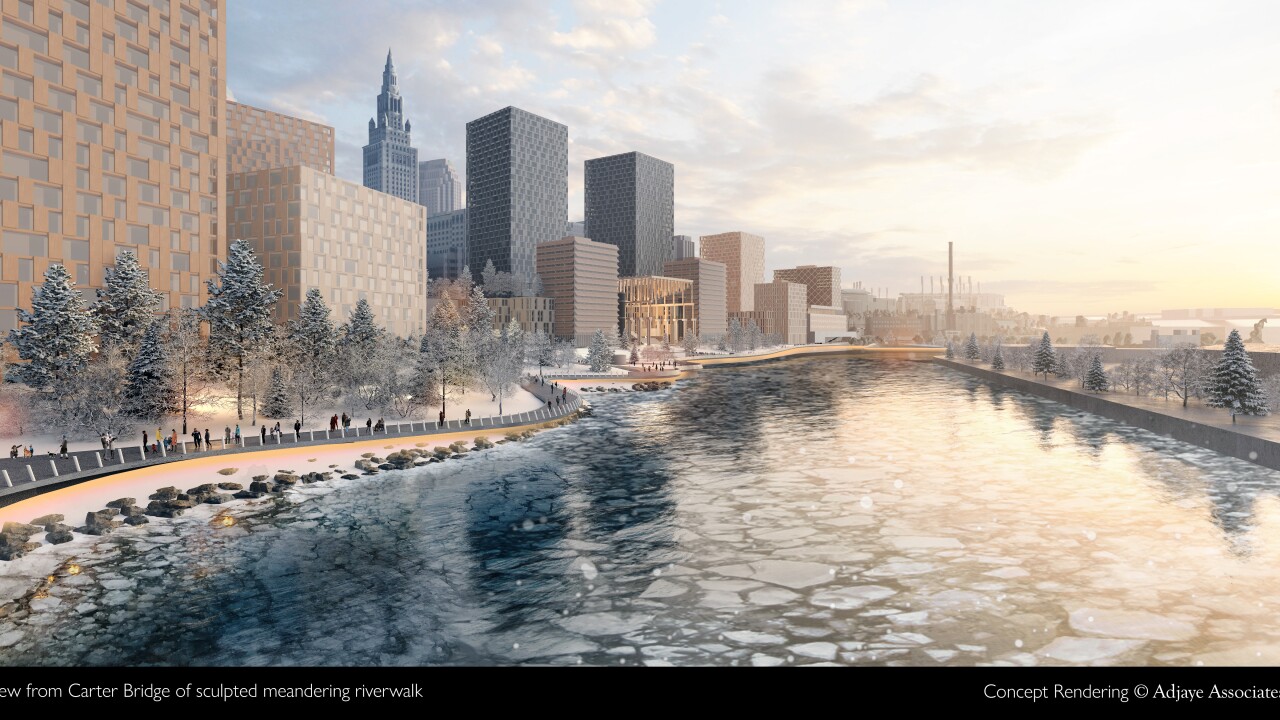What a reimagined $3.5 billion Cuyahoga River will look like downtown