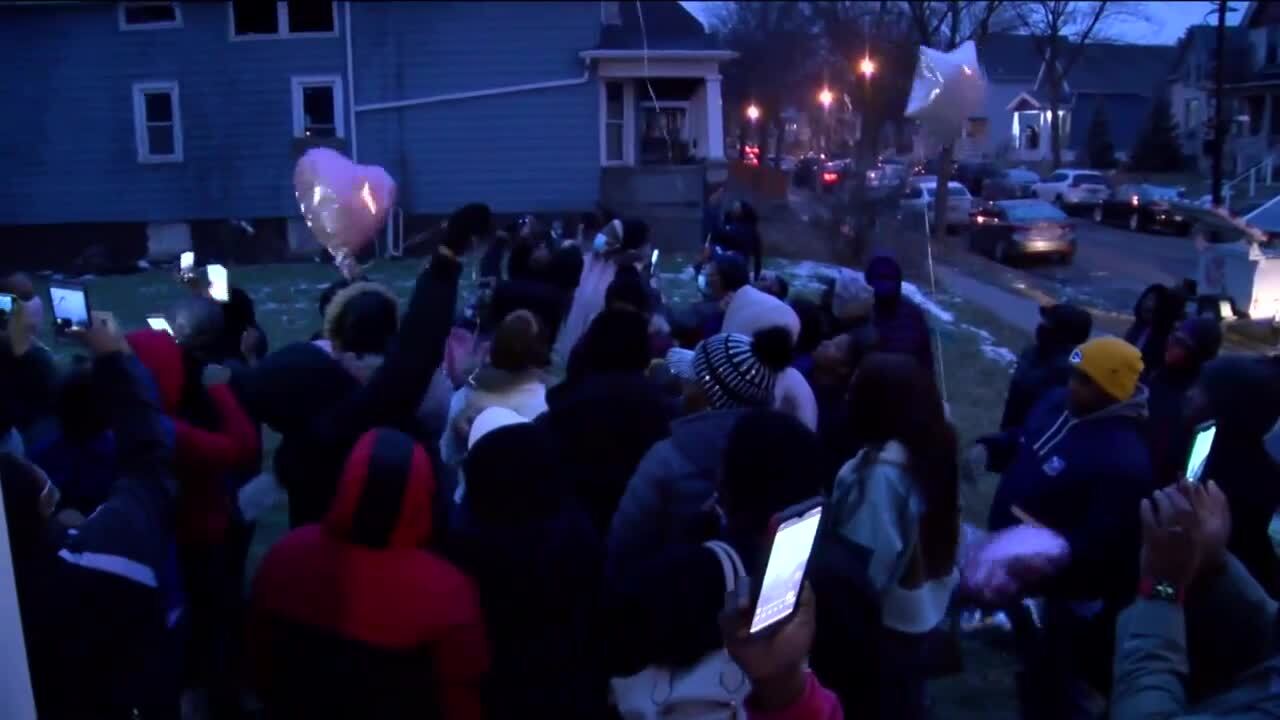 Vigil for mother who was fatally shot in domestic violence incident